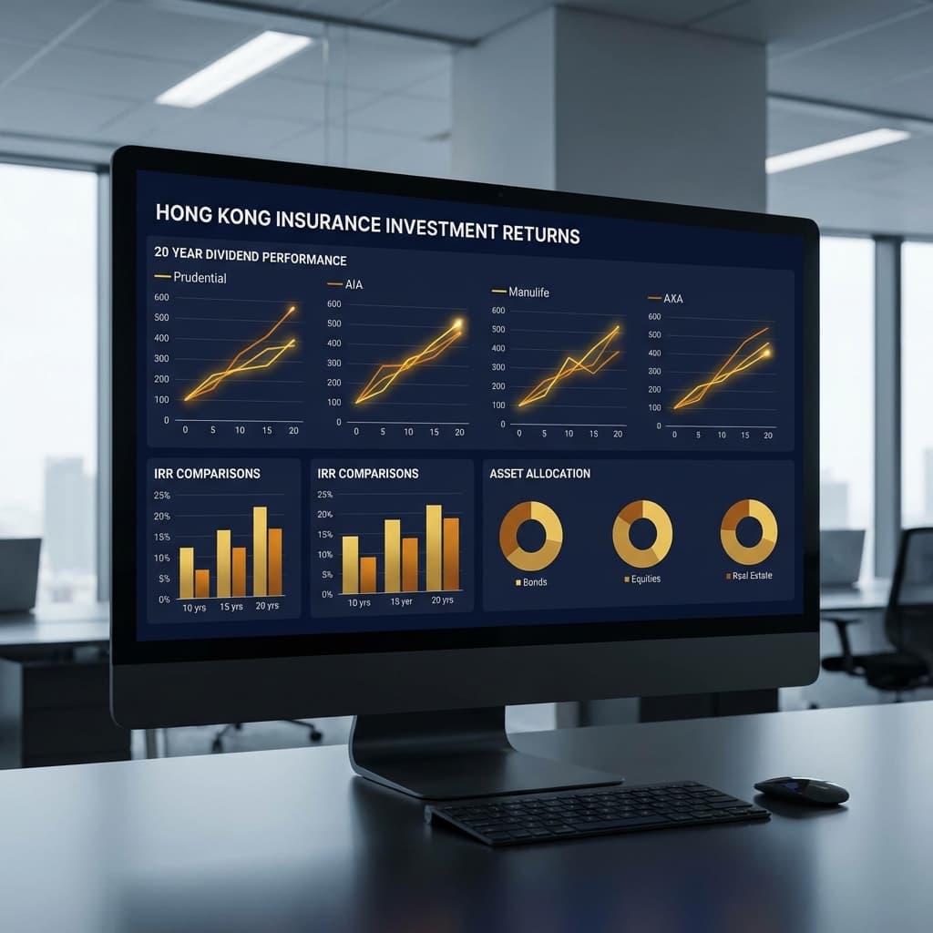 香港保险收益对比图表